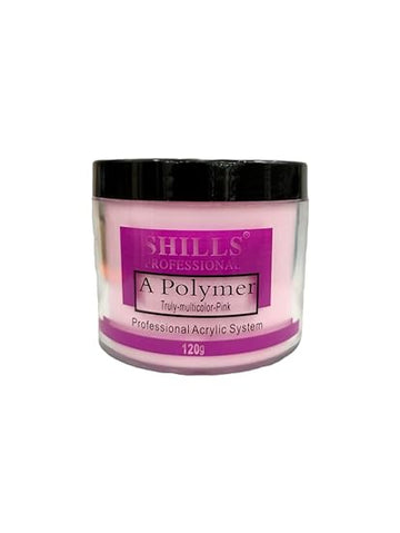 Shills Professional Nail Art A Polymer Acrylic Pink Powder 120Gm