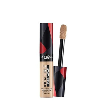 L'Oreal Paris Full Coverage Concealer, Waterproof Formula, For Undereye Circles and Blemishes, For Highlighting and Contouring, Infallible, Shade: 314, 10g