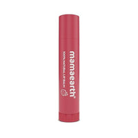 Mamaearth Nourishing Tinted 100% Natural Lip Balm With Vitamin E And Strawberry - 4 G|12-Hour Moisturization|Naturally Red Lips|For Dry&Chapped Lips|Natural Tint|Brightens Lips|Tinted Lip Balm