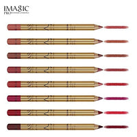 Imagic Professional Cosmetic 8 Colors 8g Waterproof Smooth and Long Lasting Golden Silky Matte Lip Liner Pencil Set