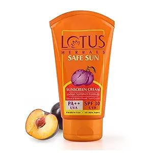 Lotus Herbals Safe Sun Sun Block Cream PA++ - SPF 30, 50 g