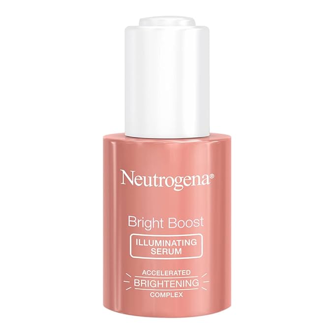 Neutrogena Bright Boost Illuminating Serum | 3X Brightening Power | Amino Sugar & Turmeric Extract | Non-Comedogenic | For Men & Women30ml