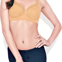 Enamor FB06 Full Support Classic Lace Lift Bra - Non-Padded, Wirefree & Full Coverage