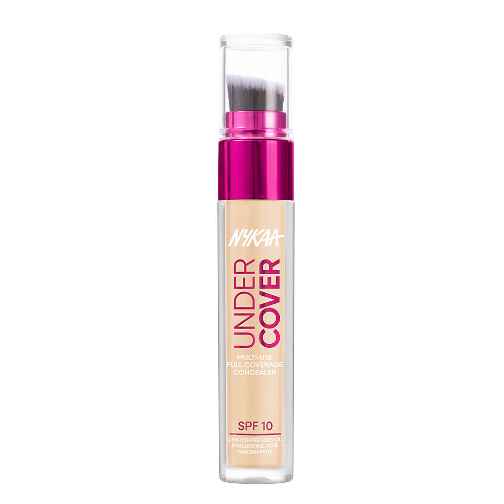 Nykaa Undercover Multi-Use Full Coverage Concealer-Hyaluronic Acid & Niacinamide 3ml