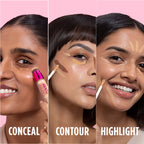 Nykaa Undercover Multi-Use Full Coverage Concealer-Hyaluronic Acid & Niacinamide 3ml