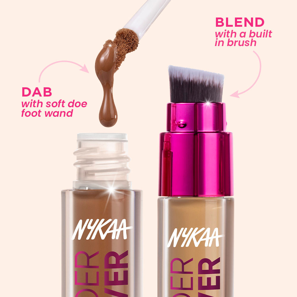 Nykaa Undercover Multi-Use Full Coverage Concealer-Hyaluronic Acid & Niacinamide 3ml