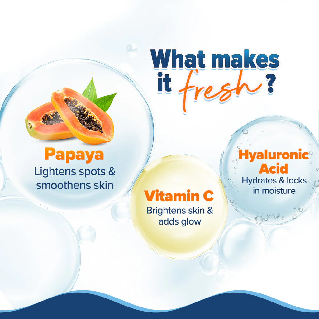 Aqualogica Glow+ Hydra Gel Moisturizer with Vitamin C & Papaya 200g