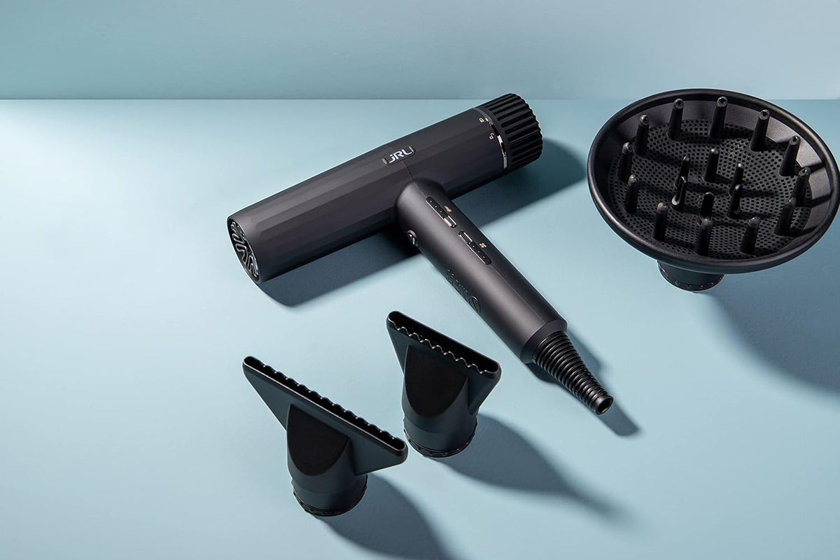 JRL PROFESSIONAL Forte Ultra-Light.Powerful.Efficient Black Hair Dryer