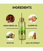 Jovees Herbal Hair Regrowth Argan Kernel Oil-Olive and Amla For Shiny Hair 100ml