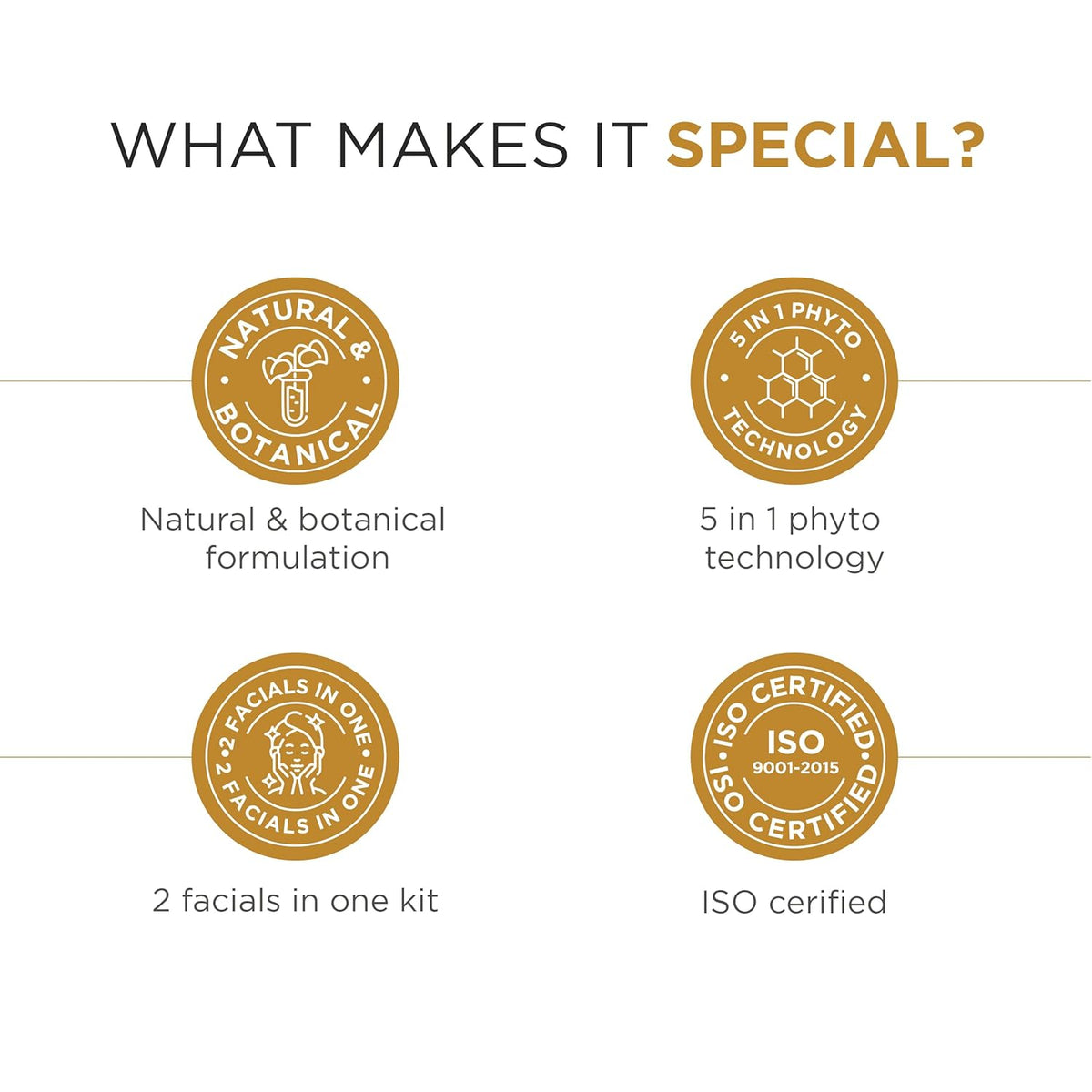 Oshea Herbals Gold Skin Glow Therapay Facial KIt (64g)