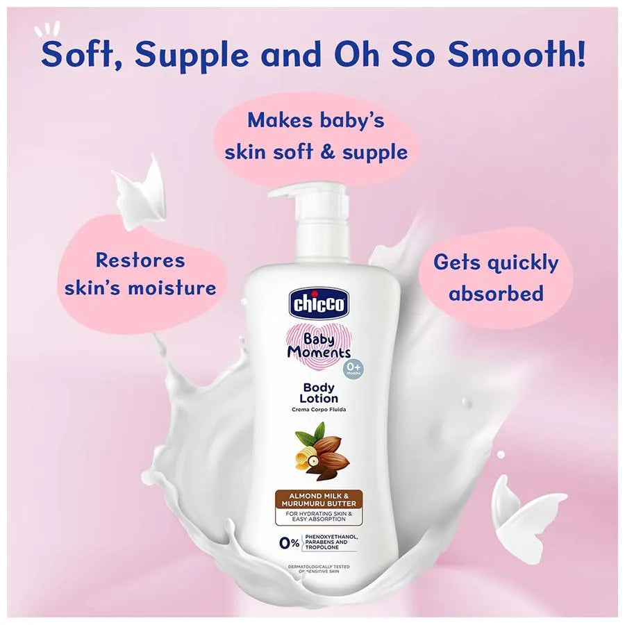 Chicco Baby Moments Body Lotion Almond Milk Murumuru Butter 0% 500ml