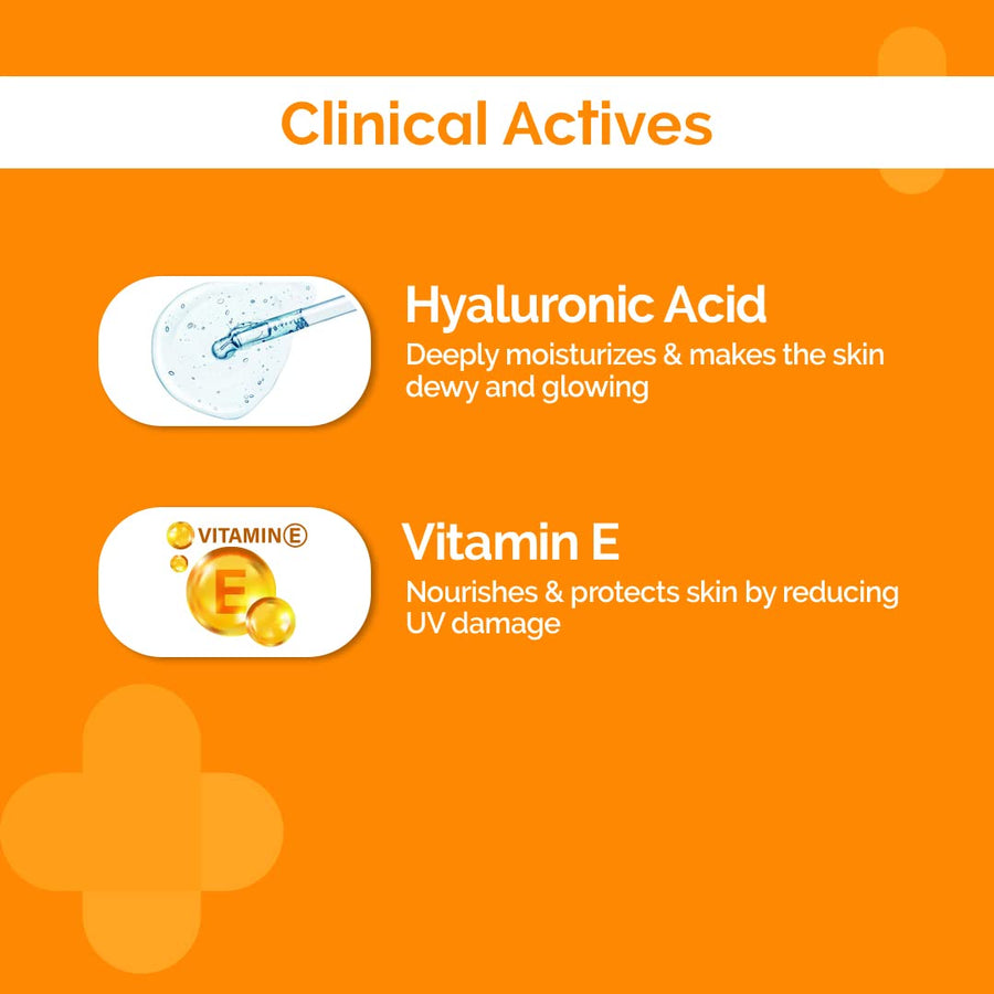 The Derma Co 1% Hyaluronic Sunscreen Aqua Gel SPF 50 PA++++ I For Oily, Dry, Acne-prone Skin | Ultra Lightweight Texture I Non-Greasy I No White Cast | Broad Spectrum Protection & Blue Light Protection | For Men & Women | 80 g