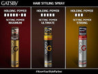 Gatsby Extreme Hold Set & Keep Spray Maintains Sold Style Hold 5 250ml