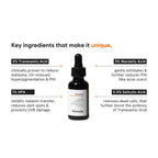 Minimalist Tranexamic Acid 03% Face Serum Reduces Meiasma PIE Scars 30ml