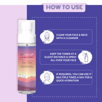 Glow Up ROSE TONER WITH ALPINE ROSES AND VITAMIN E - 100ml