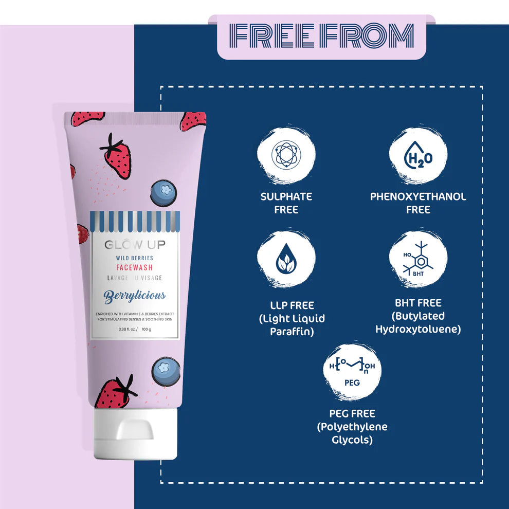Glow Up BERRYLICIOUS FACEWASH 100g
