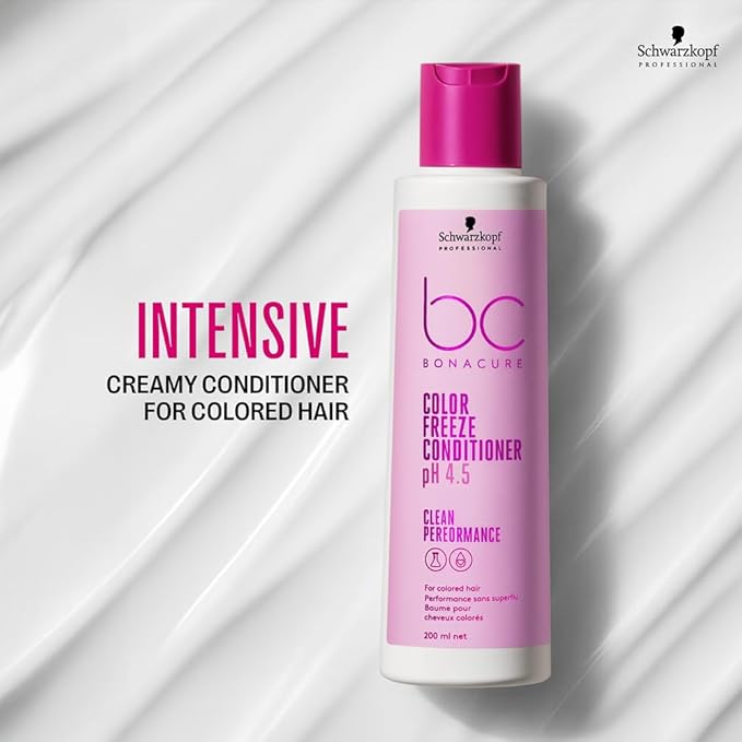 Schwarzkopf Professional Bc Ph4.5 Color Freeze Conditioner, Pink, 200ml