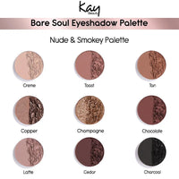 Kay Beauty Bare Soul Eye Kanvas Eye Shadow Palette 10gm