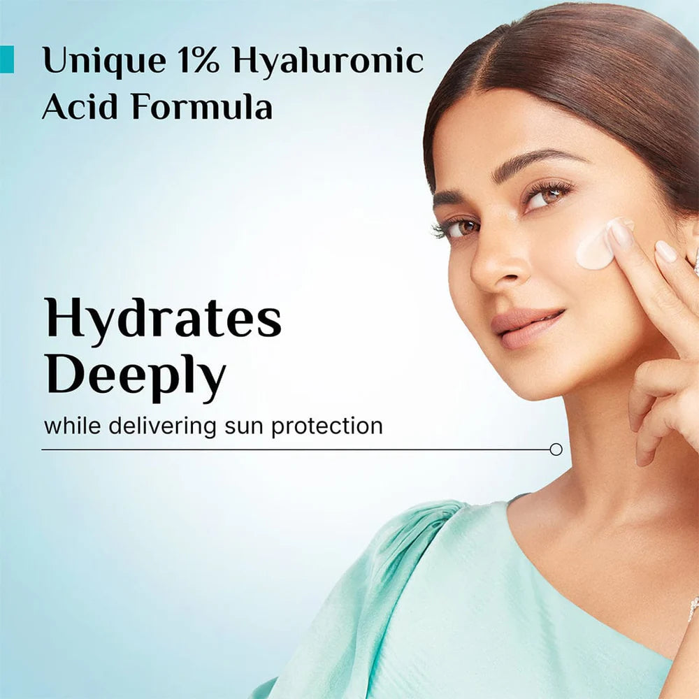 pilgrim 1% Hyaluronic Acid Aqua Sunscreen Gel SPF 50 PA++++ 50g