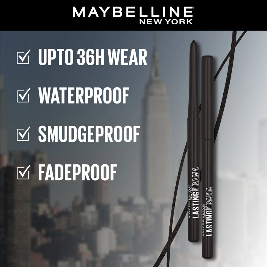 Maybelline New York Colossal Lasting drama Kajal - 36H Wear, Waterproof, Smudge Proof Kajal