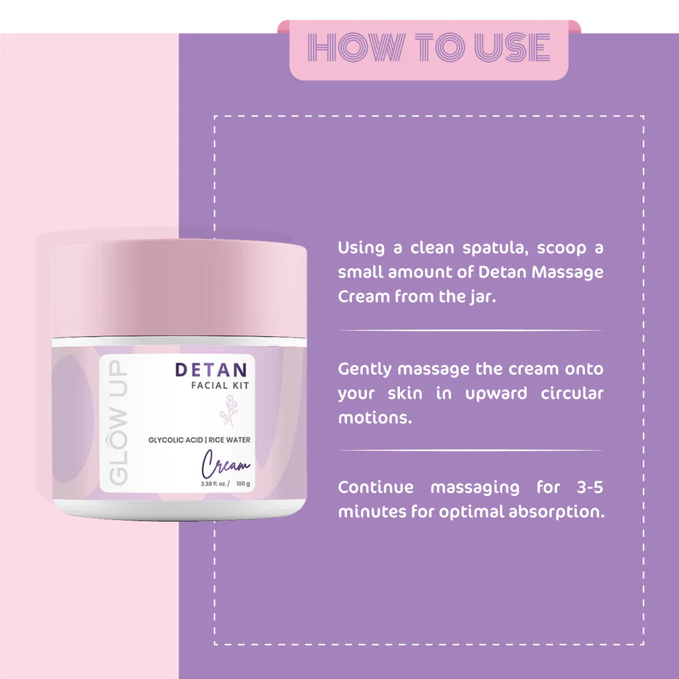 Glow Up DETAN CREAM - 100g