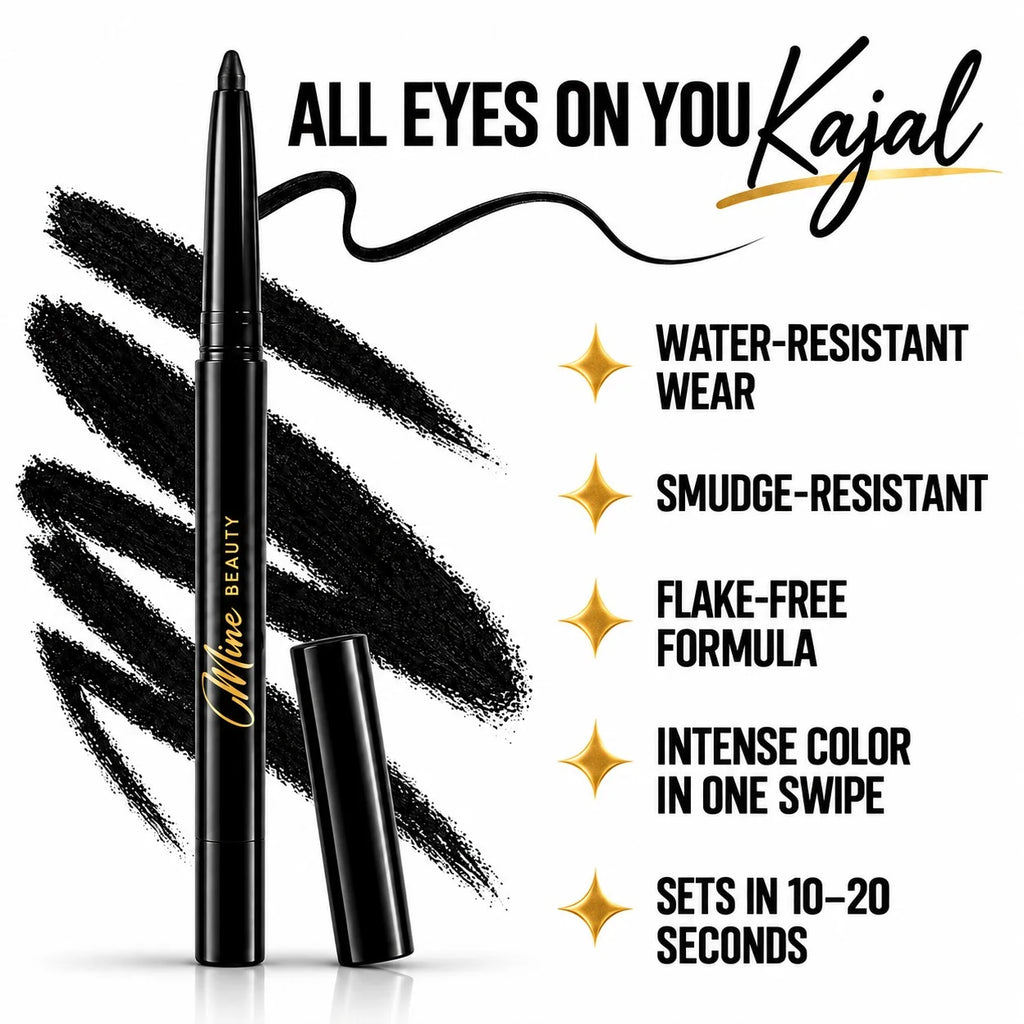 Mine Beauty Ultra Black Long Wear Kajal 0.3g