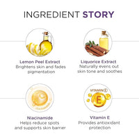 Oshea Herbals Glopure Brightening Face Serum for Men & Women | Reduces Darkspots & Pigmentations | Boosts Hydration & Natural Glow | Enriched with Lemon Peel & Liquorice Extracts | All Skin Types 30ml
