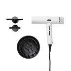 JRL PROFESSIONAL Forte Pro 2020H hair dryer set Hair dryer + 2 round brushes White