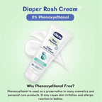 Chicco Baby Moments Diaper Rash Cream Zinc Oxide Panthenol 0% 100gm