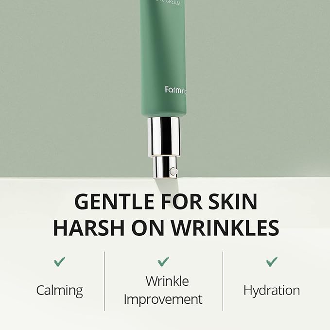 FARMSTAY TeaTree Biome Calming Eye Cream - Daily Eye Wrinkle Cream, Korean Skin Care 50ml