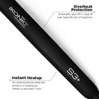 Ikonic Professional S3+ Ceramic Hai Straightener Black