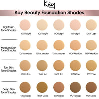 Kay Beauty Hydrating Foundation 125Y Medium  30gm