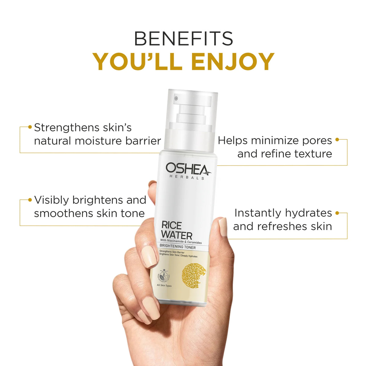 Oshea Herbals Rice Water Toner 120ml