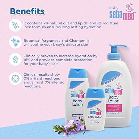Sebamed Baby PH 5.5 Body Lotion For Delicate Skin With Camomile 400ml