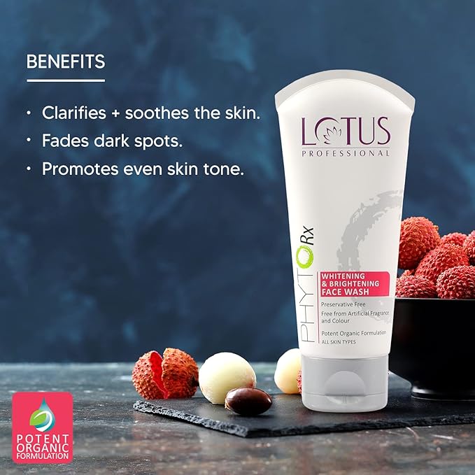Lotus Professional Phyto Rx Whitening and Bright Face Wash 80g