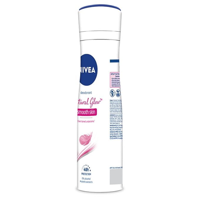 Nivea Natural Glow Smooth Skin Deodorant For Women 150ml