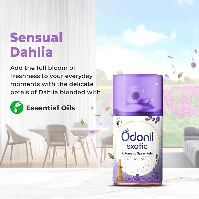 Odonil Exotic Automatic Spray Refill Sensual Dahlia 225ml