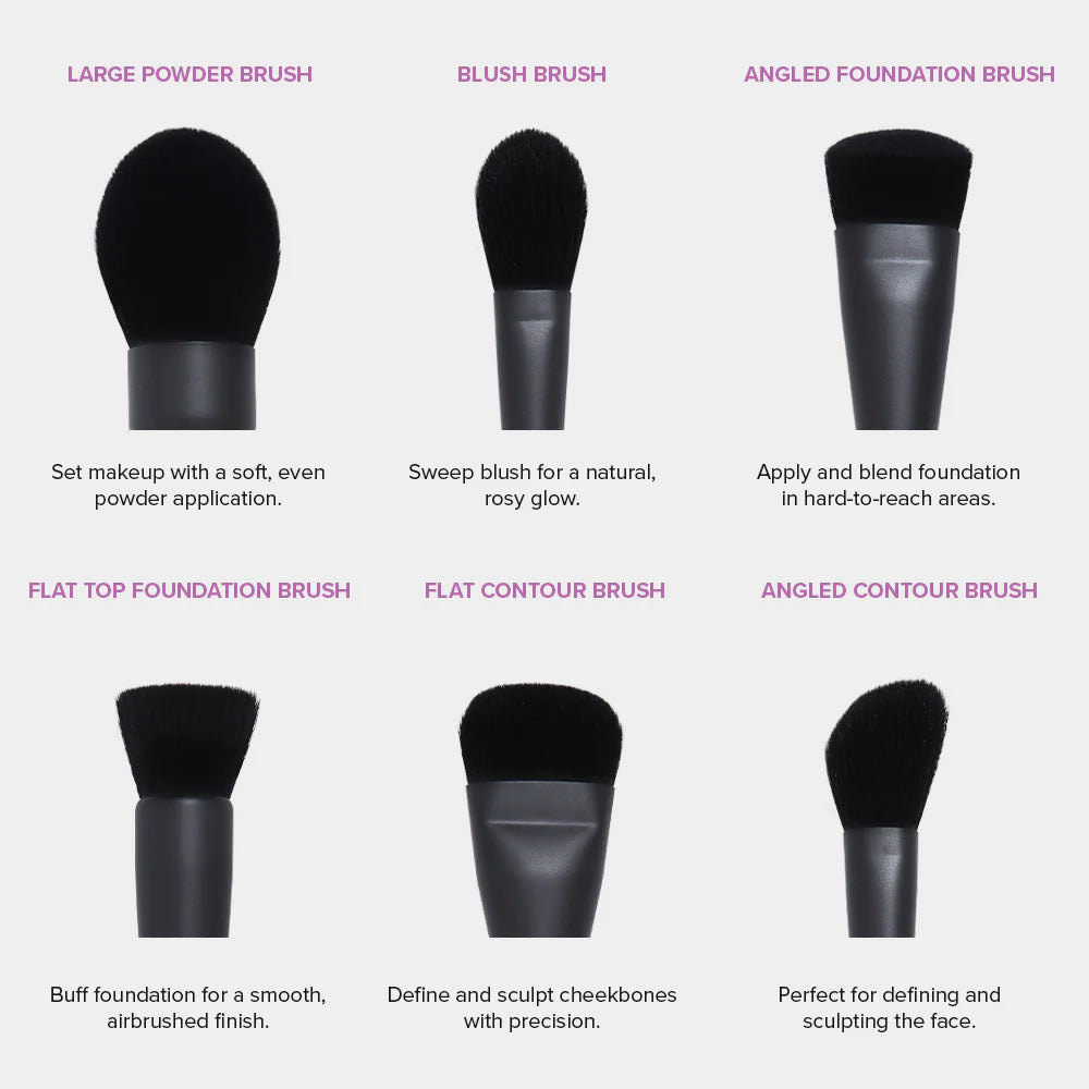 Forever52 Academic 12 Pcs Brush Set With 1 Sponge