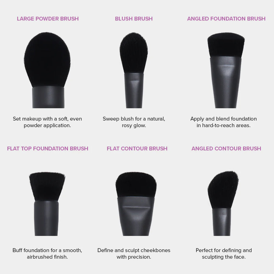 Forever52 Academic 12 Pcs Brush Set With 1 Sponge