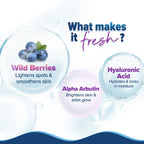 Aqualogica Illuminate + Hydra Gel Moisturizer with Wild Berries & Alpha Arbutin - 200g