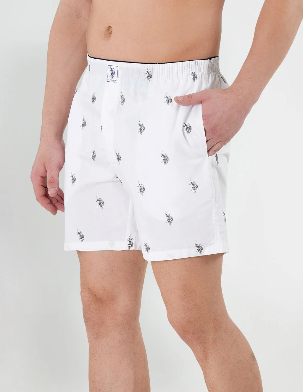 U.S. POLO ASSN. Signature Logo Pure Cotton I021 Boxers - Pack Of 1