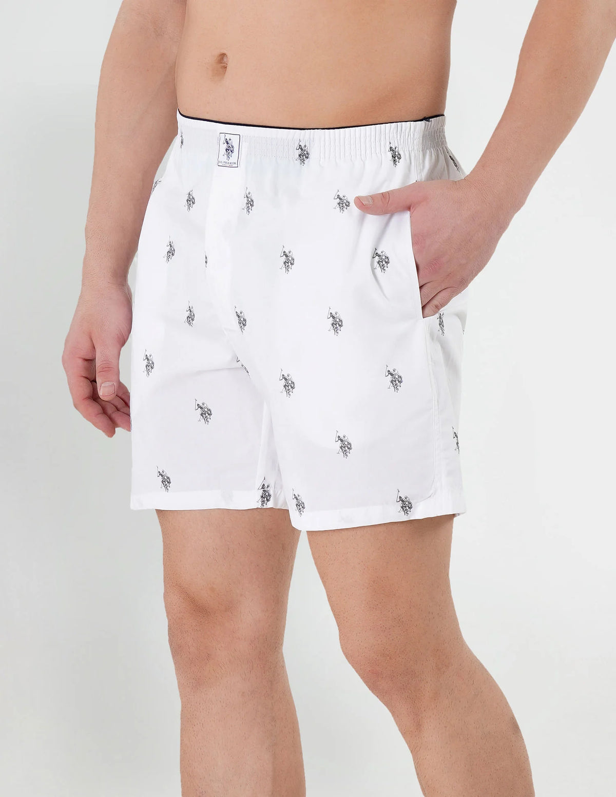 U.S. POLO ASSN. Signature Logo Pure Cotton I021 Boxers - Pack Of 1