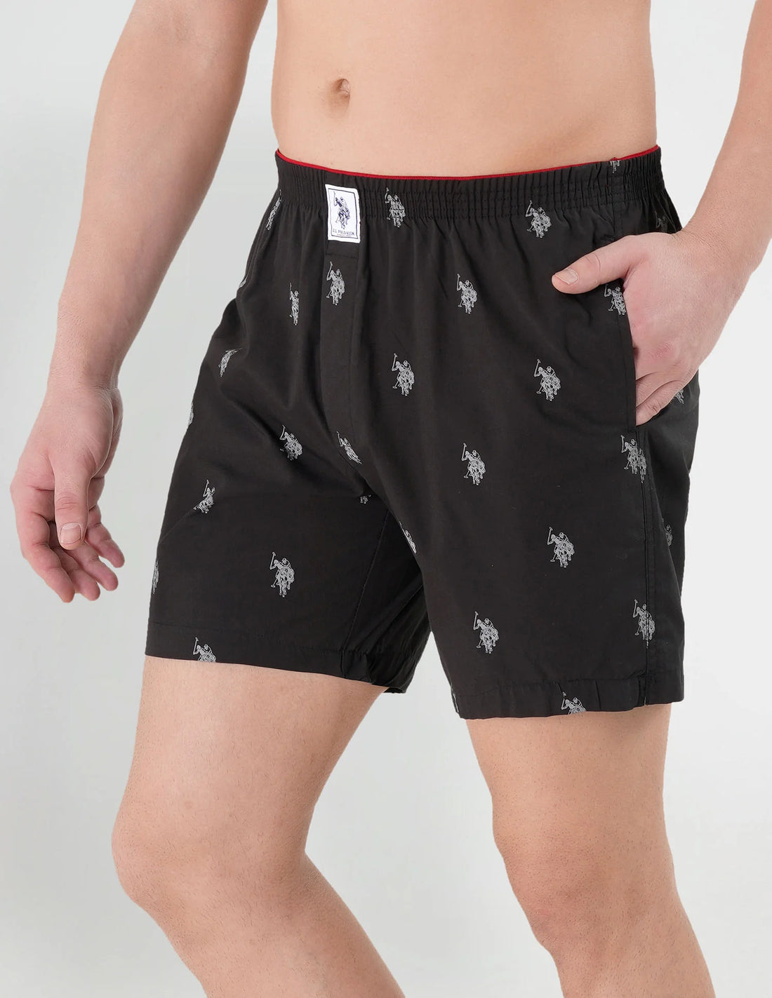 Signature Logo Pure Cotton I021 Boxers - Pack Of 1