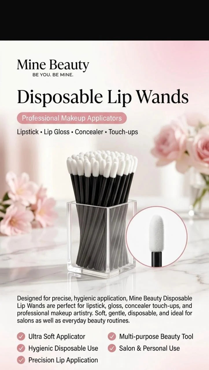 Mine Beauty Disposable Lip Wand - Pack of 25