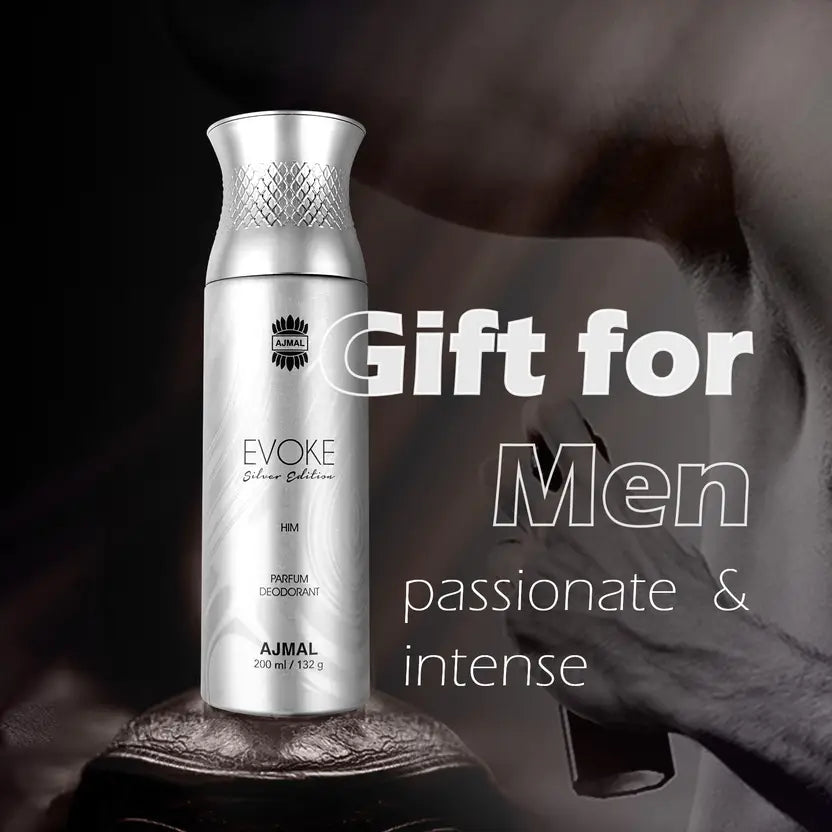 Ajmal Evoke Silver Edition Him Deodorant 200 ml Deodorant Spray 200ml