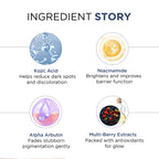 Oshea Herbals PhytoDerma 1% Kojic Acid Face Wash for Brightening and Dark Spot Reduction 100ml
