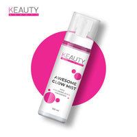 KEAUTY BEAUTY AWESOME GLOW MIST WITH HYALURONIC ACID & NIACINAMIDE 100ML