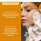 Glow Up VANILLA SUNSCREEN WITH SPF 50 & PA+++ 60g