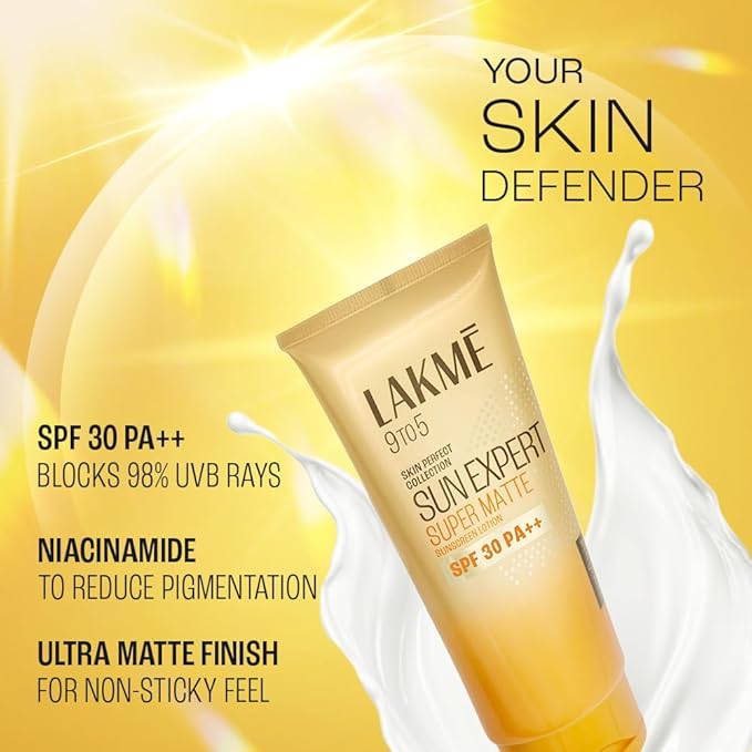 Lakme Sun Expert Super Matte Sunscreen Lotion Spf 30
