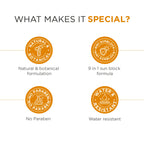 Oshea Herbals Uv Shield 9 In 1 Sun Block Cream SPF-70 PA+++ All Skin Type 60g